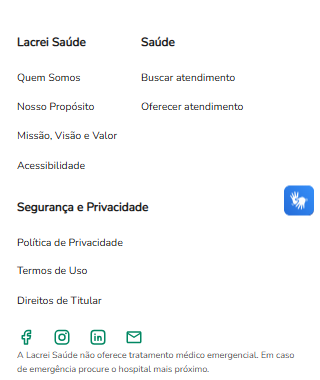 Footer mobile